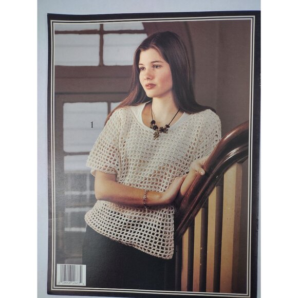 Leisure Arts Crochet Knitting Pattern Books Bundle Dolman Tunics Tops Bulk Knits - Picture 5 of 11